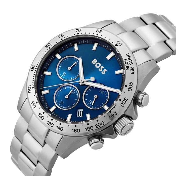 Hugo Boss Men's Hero Chronograph Blue Stainless Steel Watch - HB1513755 - Image 2